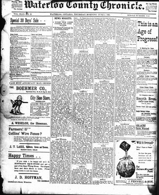 Waterloo Chronicle (Waterloo, On1868), 4 Jun 1896