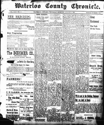 Waterloo Chronicle (Waterloo, On1868), 6 Aug 1896