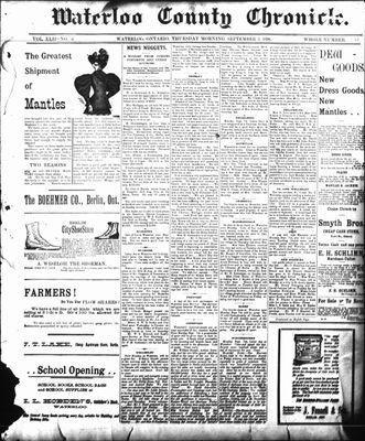 Waterloo Chronicle (Waterloo, On1868), 3 Sep 1896