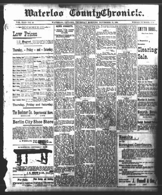 Waterloo Chronicle (Waterloo, On1868), 12 Nov 1896