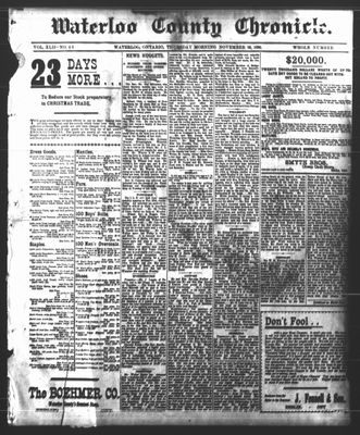 Waterloo Chronicle (Waterloo, On1868), 26 Nov 1896