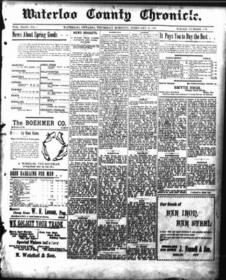 Waterloo Chronicle (Waterloo, On1868), 18 Feb 1897