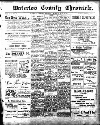 Waterloo Chronicle (Waterloo, On1868), 13 May 1897