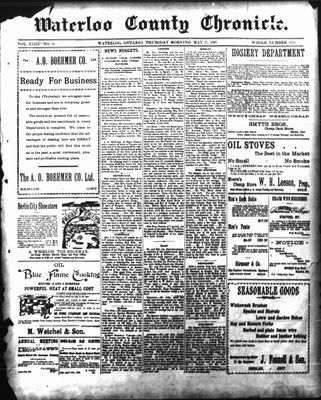 Waterloo Chronicle (Waterloo, On1868), 27 May 1897