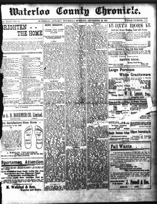 Waterloo Chronicle (Waterloo, On1868), 30 Sep 1897