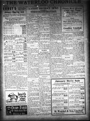 Waterloo Chronicle (Waterloo, On1868), 25 Jan 1923