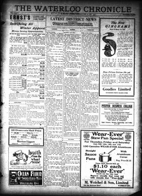 Waterloo Chronicle (Waterloo, On1868), 15 Feb 1923