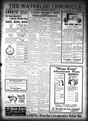 Waterloo Chronicle (Waterloo, On1868), 26 Apr 1923