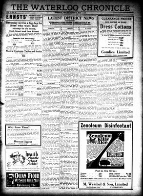 Waterloo Chronicle (Waterloo, On1868), 5 Jul 1923