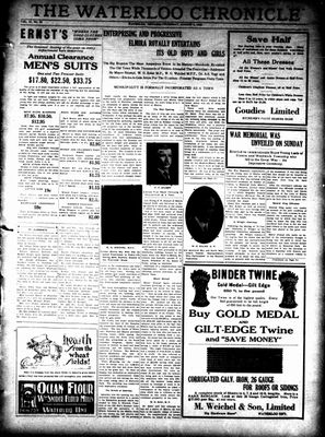 Waterloo Chronicle (Waterloo, On1868), 9 Aug 1923