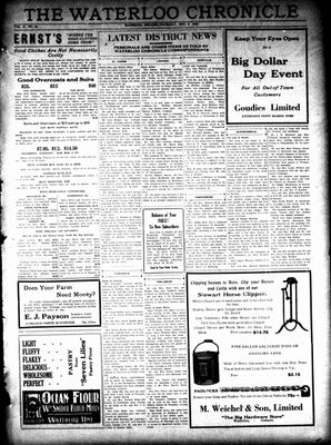 Waterloo Chronicle (Waterloo, On1868), 8 Nov 1923