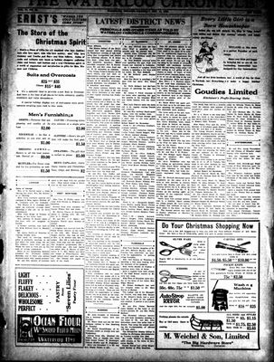 Waterloo Chronicle (Waterloo, On1868), 13 Dec 1923