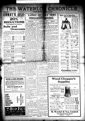 Waterloo Chronicle (Waterloo, On1868), 31 Jan 1924