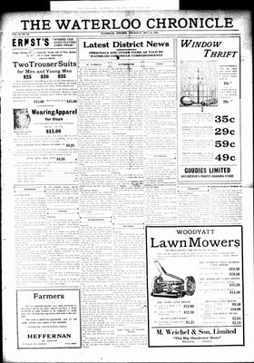 Waterloo Chronicle (Waterloo, On1868), 15 May 1924