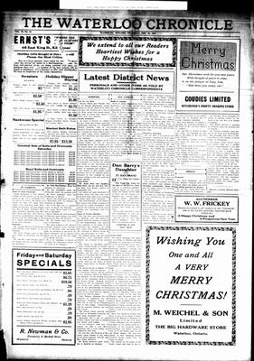 Waterloo Chronicle (Waterloo, On1868), 25 Dec 1924