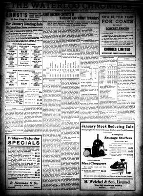 Waterloo Chronicle (Waterloo, On1868), 8 Jan 1925