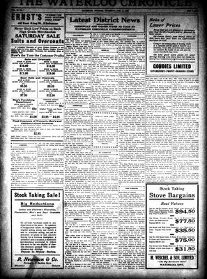 Waterloo Chronicle (Waterloo, On1868), 12 Feb 1925