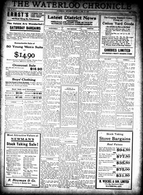 Waterloo Chronicle (Waterloo, On1868), 19 Feb 1925