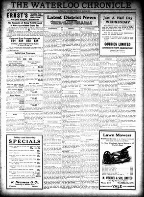 Waterloo Chronicle (Waterloo, On1868), 14 May 1925