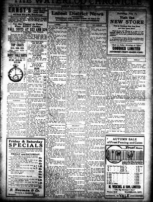 Waterloo Chronicle (Waterloo, On1868), 24 Sep 1925