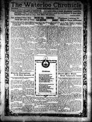 Waterloo Chronicle (Waterloo, On1868), 17 Dec 1925