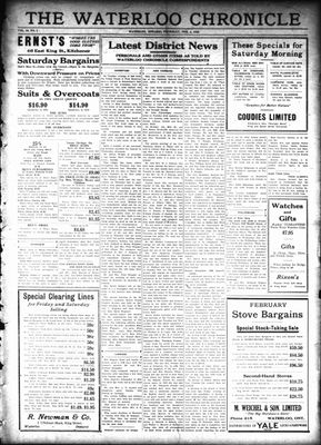 Waterloo Chronicle (Waterloo, On1868), 4 Feb 1926