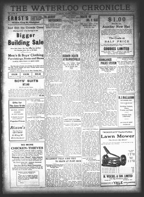 Waterloo Chronicle (Waterloo, On1868), 17 Jun 1926