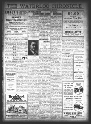 Waterloo Chronicle (Waterloo, On1868), 24 Jun 1926