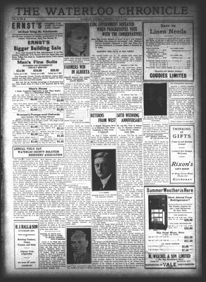 Waterloo Chronicle (Waterloo, On1868), 1 Jul 1926