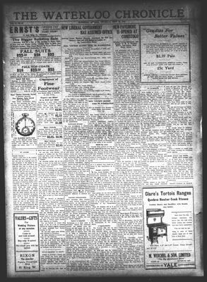 Waterloo Chronicle (Waterloo, On1868), 30 Sep 1926