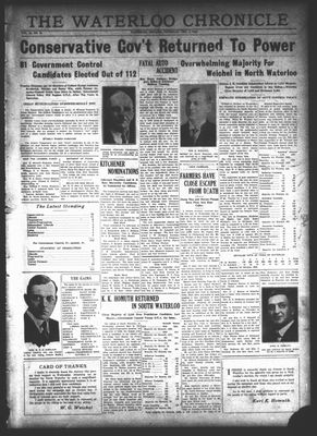 Waterloo Chronicle (Waterloo, On1868), 2 Dec 1926