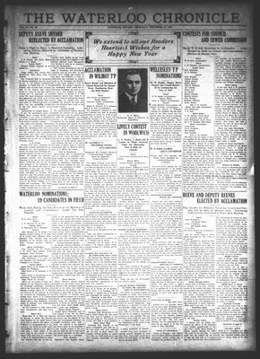 Waterloo Chronicle (Waterloo, On1868), 30 Dec 1926