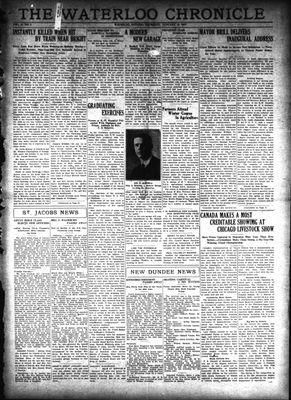 Waterloo Chronicle (Waterloo, On1868), 13 Jan 1927