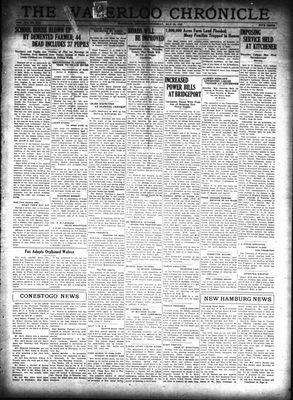 Waterloo Chronicle (Waterloo, On1868), 26 May 1927