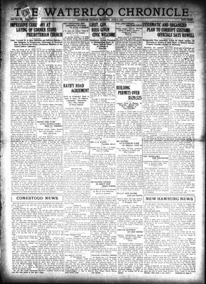 Waterloo Chronicle (Waterloo, On1868), 9 Jun 1927