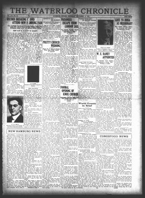 Waterloo Chronicle (Waterloo, On1868), 22 Sep 1927