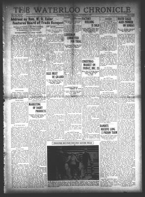 Waterloo Chronicle (Waterloo, On1868), 24 Nov 1927