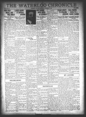 Waterloo Chronicle (Waterloo, On1868), 15 Nov 1928