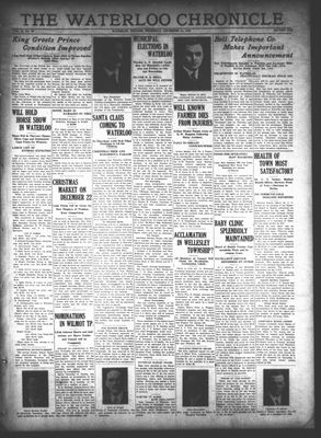 Waterloo Chronicle (Waterloo, On1868), 13 Dec 1928