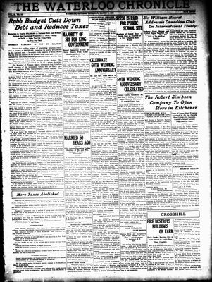 Waterloo Chronicle (Waterloo, On1868), 7 Mar 1929