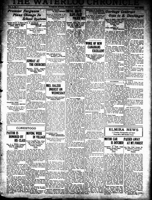 Waterloo Chronicle (Waterloo, On1868), 4 Apr 1929