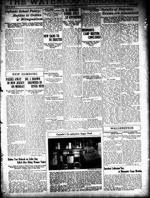 Waterloo Chronicle (Waterloo, On1868), 18 Jul 1929