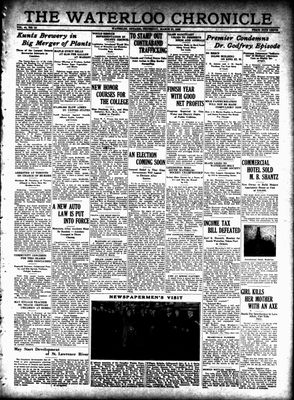 Waterloo Chronicle (Waterloo, On1868), 27 Mar 1930