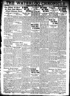 Waterloo Chronicle (Waterloo, On1868), 1 Oct 1931