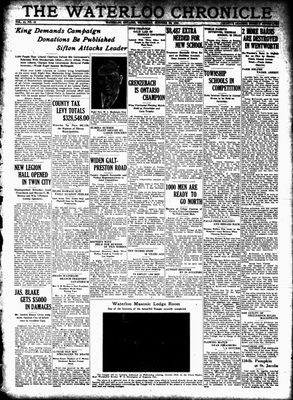 Waterloo Chronicle (Waterloo, On1868), 22 Oct 1931