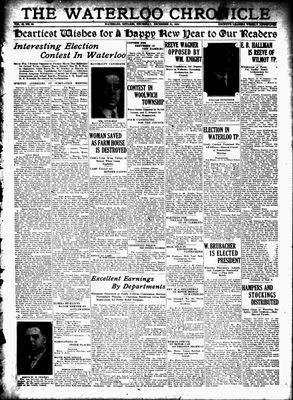 Waterloo Chronicle (Waterloo, On1868), 31 Dec 1931