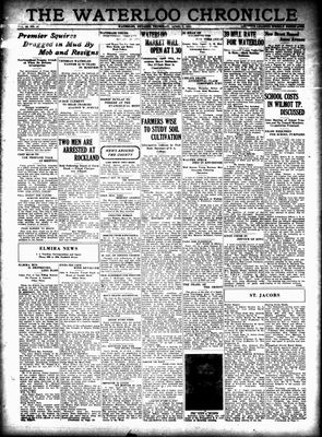 Waterloo Chronicle (Waterloo, On1868), 7 Apr 1932