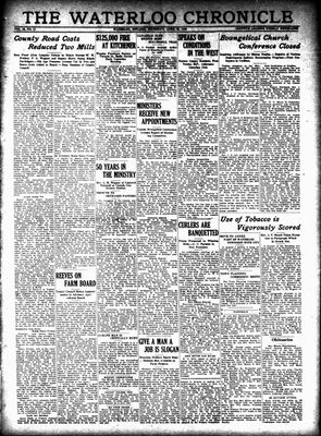 Waterloo Chronicle (Waterloo, On1868), 28 Apr 1932