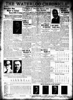 Waterloo Chronicle (Waterloo, On1868), 5 Jan 1933