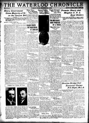 Waterloo Chronicle (Waterloo, On1868), 13 Apr 1933